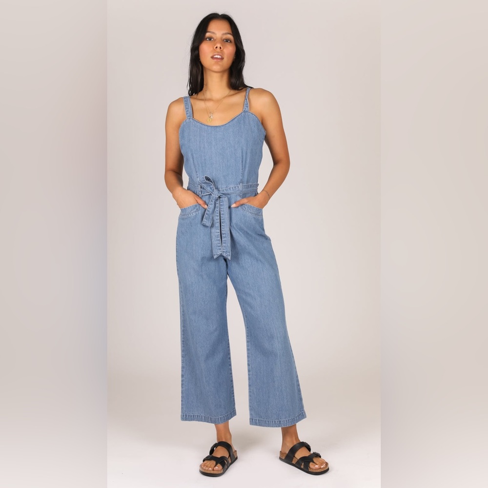 Belted jumpsuit